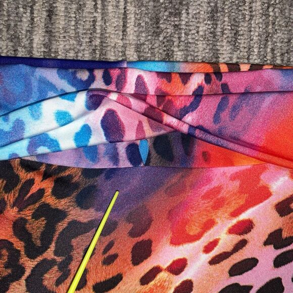 Venus Womens Size‎ Small Medium Mini Halter Dress Multicolor Animal Print *Read - Picture 2 of 7